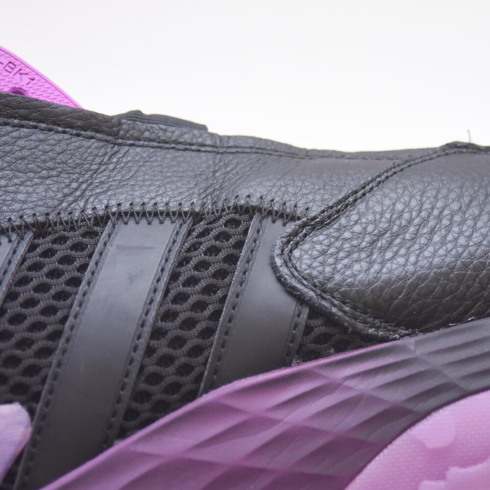 Rare Adidas Streetball 'Black Purple' Men's Sneakser EF6983 Shoes Size 17 EUC - Picture 13 of 16